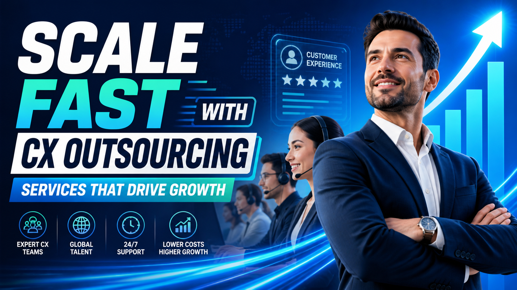 How to Scale Fast Using CX Outsourcing Services Today